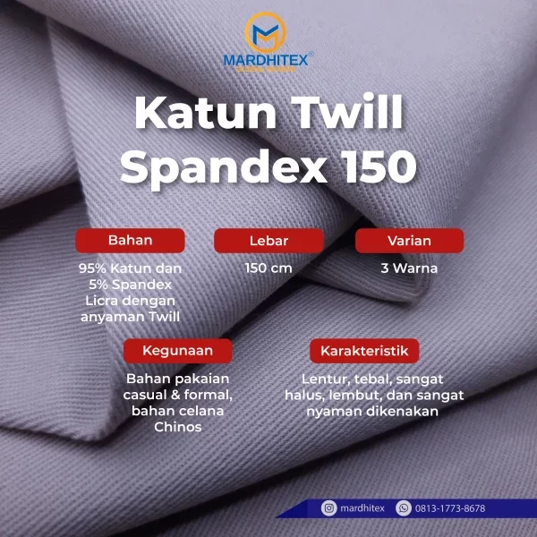 KATUN TWILL SPANDEX 150_mardhitex_2